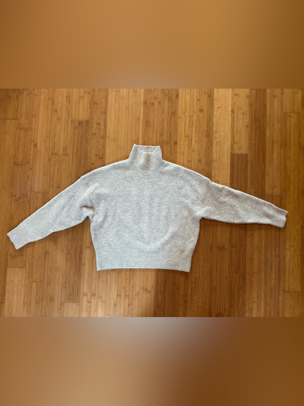 Zara Cozy Mock Neck Women's Sweater Large